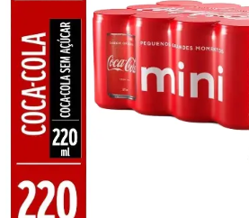 -Mini Coca Cola ZERO - LATA